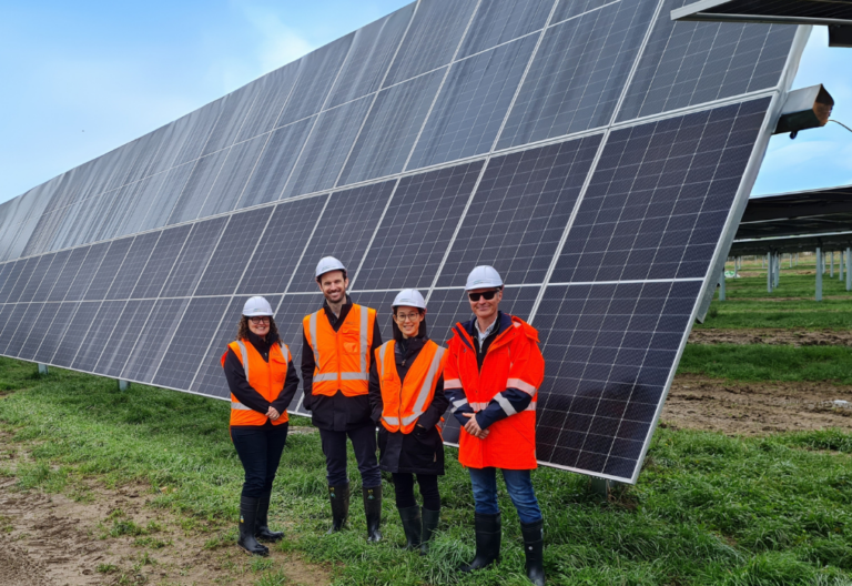 Inghams tour Lodestone Energy's Waiotahe Solar Farm