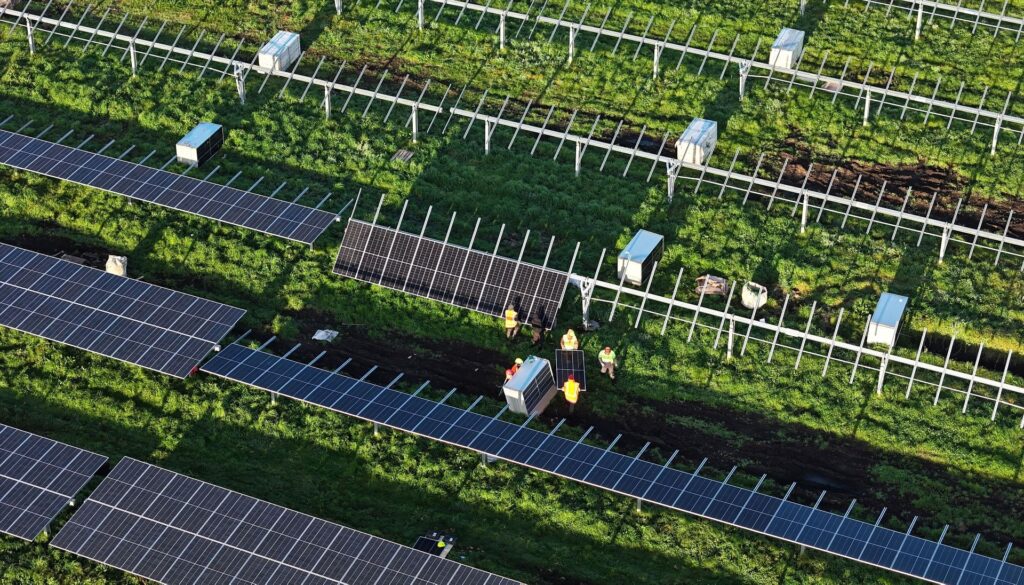 Lodestone Energy Rangitaiki Solar Farm in Edgecumbe - under construction