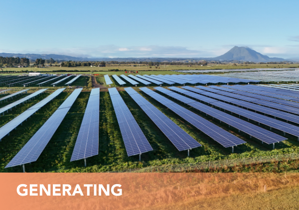 Lodestone Energy's Edgecumbe Solar Farm - Rangitaiki - Generating