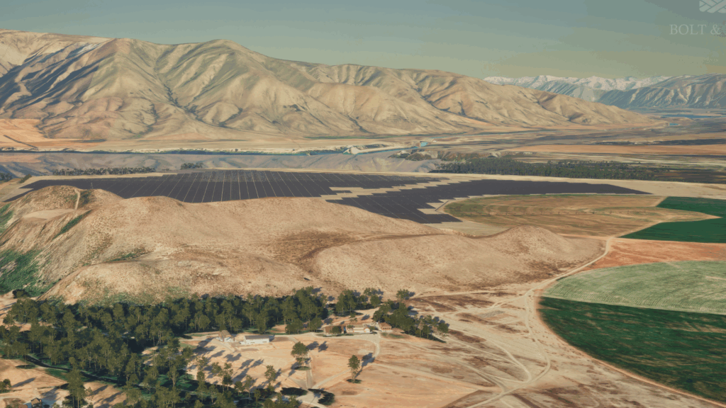 Haldon Station Solar Farm - Render 1