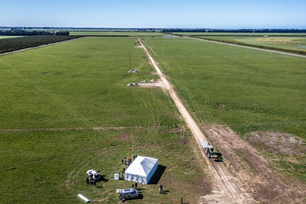 Aerial of Lodestone Energy's Clandeboye solar farm site