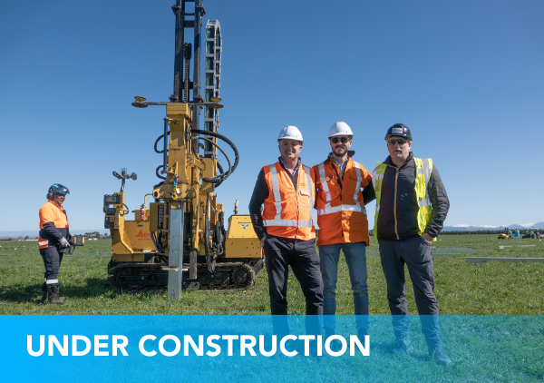 Clandeboye Solar Farm - Piling underway in September 2025