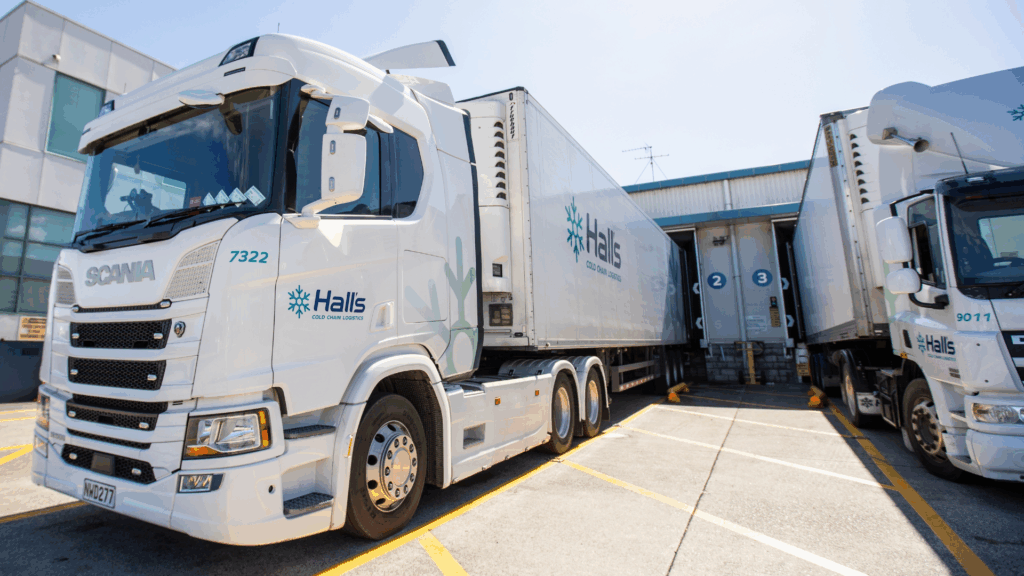 Hall's Group Refridgerated Trucking Depot